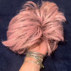 Pink short wig